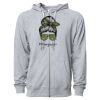 Icon Unisex Lightweight Loopback Terry Full-Zip Hooded Sweatshirt Thumbnail