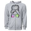 Icon Unisex Lightweight Loopback Terry Full-Zip Hooded Sweatshirt Thumbnail