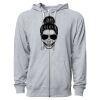 Icon Unisex Lightweight Loopback Terry Full-Zip Hooded Sweatshirt Thumbnail