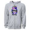 Icon Unisex Lightweight Loopback Terry Full-Zip Hooded Sweatshirt Thumbnail