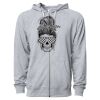 Icon Unisex Lightweight Loopback Terry Full-Zip Hooded Sweatshirt Thumbnail