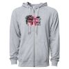 Icon Unisex Lightweight Loopback Terry Full-Zip Hooded Sweatshirt Thumbnail