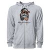 Icon Unisex Lightweight Loopback Terry Full-Zip Hooded Sweatshirt Thumbnail