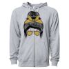 Icon Unisex Lightweight Loopback Terry Full-Zip Hooded Sweatshirt Thumbnail