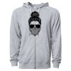 Icon Unisex Lightweight Loopback Terry Full-Zip Hooded Sweatshirt Thumbnail