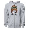 Icon Unisex Lightweight Loopback Terry Full-Zip Hooded Sweatshirt Thumbnail