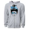 Icon Unisex Lightweight Loopback Terry Full-Zip Hooded Sweatshirt Thumbnail