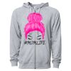 Icon Unisex Lightweight Loopback Terry Full-Zip Hooded Sweatshirt Thumbnail