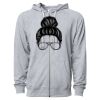 Icon Unisex Lightweight Loopback Terry Full-Zip Hooded Sweatshirt Thumbnail