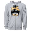 Icon Unisex Lightweight Loopback Terry Full-Zip Hooded Sweatshirt Thumbnail