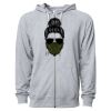 Icon Unisex Lightweight Loopback Terry Full-Zip Hooded Sweatshirt Thumbnail