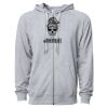 Icon Unisex Lightweight Loopback Terry Full-Zip Hooded Sweatshirt Thumbnail