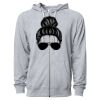 Icon Unisex Lightweight Loopback Terry Full-Zip Hooded Sweatshirt Thumbnail