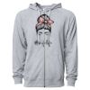 Icon Unisex Lightweight Loopback Terry Full-Zip Hooded Sweatshirt Thumbnail