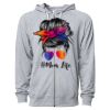 Icon Unisex Lightweight Loopback Terry Full-Zip Hooded Sweatshirt Thumbnail