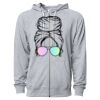 Icon Unisex Lightweight Loopback Terry Full-Zip Hooded Sweatshirt Thumbnail