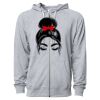 Icon Unisex Lightweight Loopback Terry Full-Zip Hooded Sweatshirt Thumbnail