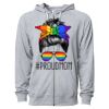 Icon Unisex Lightweight Loopback Terry Full-Zip Hooded Sweatshirt Thumbnail