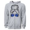 Icon Unisex Lightweight Loopback Terry Full-Zip Hooded Sweatshirt Thumbnail