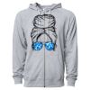 Icon Unisex Lightweight Loopback Terry Full-Zip Hooded Sweatshirt Thumbnail