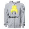 Icon Unisex Lightweight Loopback Terry Full-Zip Hooded Sweatshirt Thumbnail