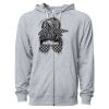 Icon Unisex Lightweight Loopback Terry Full-Zip Hooded Sweatshirt Thumbnail