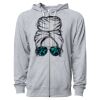 Icon Unisex Lightweight Loopback Terry Full-Zip Hooded Sweatshirt Thumbnail