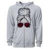 Icon Unisex Lightweight Loopback Terry Full-Zip Hooded Sweatshirt Thumbnail