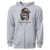 Icon Unisex Lightweight Loopback Terry Full-Zip Hooded Sweatshirt Thumbnail