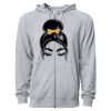 Icon Unisex Lightweight Loopback Terry Full-Zip Hooded Sweatshirt Thumbnail