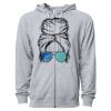 Icon Unisex Lightweight Loopback Terry Full-Zip Hooded Sweatshirt Thumbnail