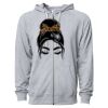 Icon Unisex Lightweight Loopback Terry Full-Zip Hooded Sweatshirt Thumbnail