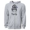 Icon Unisex Lightweight Loopback Terry Full-Zip Hooded Sweatshirt Thumbnail