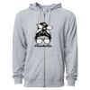 Icon Unisex Lightweight Loopback Terry Full-Zip Hooded Sweatshirt Thumbnail