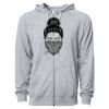 Icon Unisex Lightweight Loopback Terry Full-Zip Hooded Sweatshirt Thumbnail