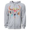 Icon Unisex Lightweight Loopback Terry Full-Zip Hooded Sweatshirt Thumbnail