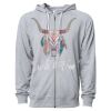 Icon Unisex Lightweight Loopback Terry Full-Zip Hooded Sweatshirt Thumbnail