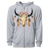 Icon Unisex Lightweight Loopback Terry Full-Zip Hooded Sweatshirt Thumbnail