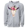 Icon Unisex Lightweight Loopback Terry Full-Zip Hooded Sweatshirt Thumbnail