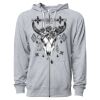 Icon Unisex Lightweight Loopback Terry Full-Zip Hooded Sweatshirt Thumbnail