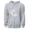 Icon Unisex Lightweight Loopback Terry Full-Zip Hooded Sweatshirt Thumbnail