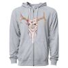 Icon Unisex Lightweight Loopback Terry Full-Zip Hooded Sweatshirt Thumbnail