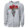 Icon Unisex Lightweight Loopback Terry Full-Zip Hooded Sweatshirt Thumbnail