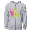 Icon Unisex Lightweight Loopback Terry Full-Zip Hooded Sweatshirt Thumbnail