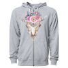 Icon Unisex Lightweight Loopback Terry Full-Zip Hooded Sweatshirt Thumbnail