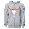 Icon Unisex Lightweight Loopback Terry Full-Zip Hooded Sweatshirt Thumbnail