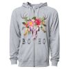 Icon Unisex Lightweight Loopback Terry Full-Zip Hooded Sweatshirt Thumbnail