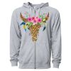 Icon Unisex Lightweight Loopback Terry Full-Zip Hooded Sweatshirt Thumbnail