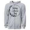 Icon Unisex Lightweight Loopback Terry Full-Zip Hooded Sweatshirt Thumbnail