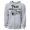 Icon Unisex Lightweight Loopback Terry Full-Zip Hooded Sweatshirt Thumbnail